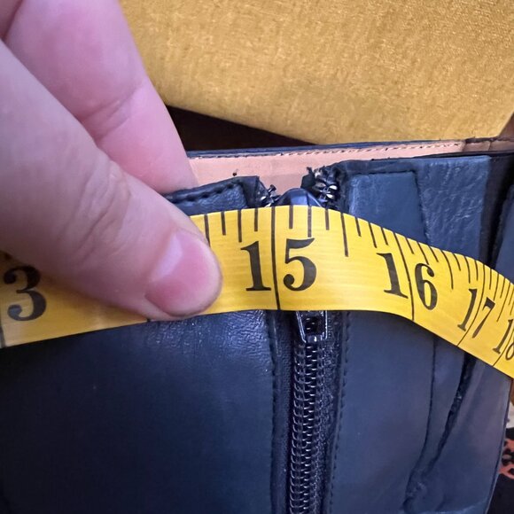 John Fluevog Mezzo Dallas Tall Boots with Studded Detail 7.5 - Picture 15 of 16